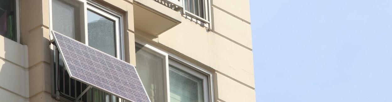 paneles solares para balcones y terrazas
