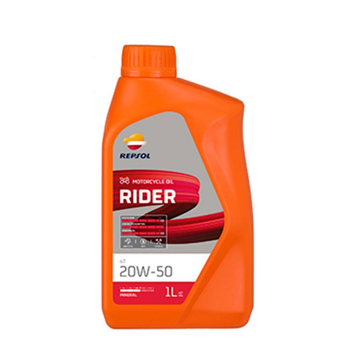 Aceite Rider 4T 20W-50