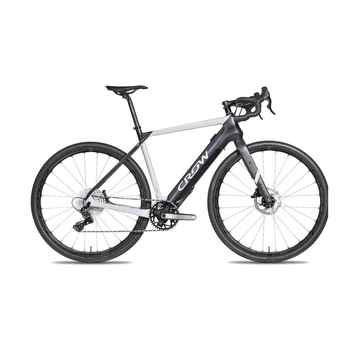 Bicicleta eléctrica Crow Gravital UL 1 Gris