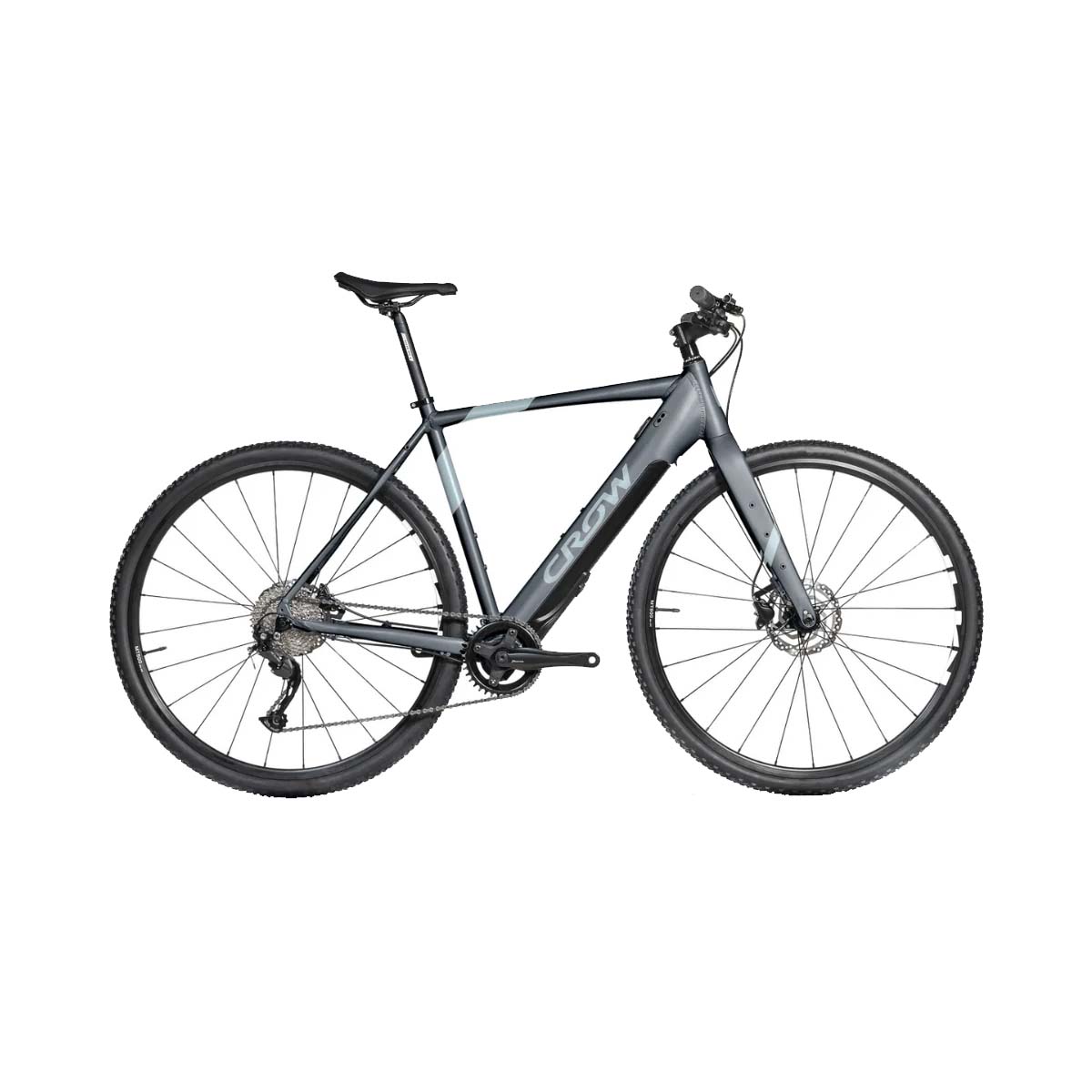 Bicicleta eléctrica Crow Risbar SL 3 Gris