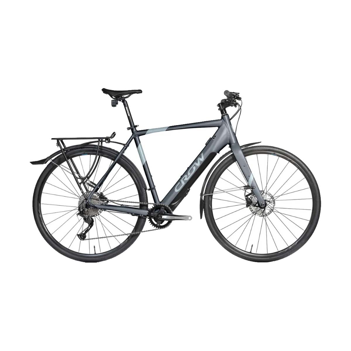 Bicicleta eléctrica Crow Urbe SL 4 Gris