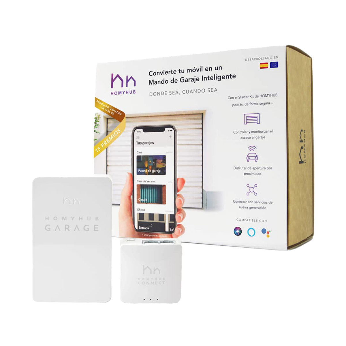 Homyhub starter kit – Mando de garaje inteligente