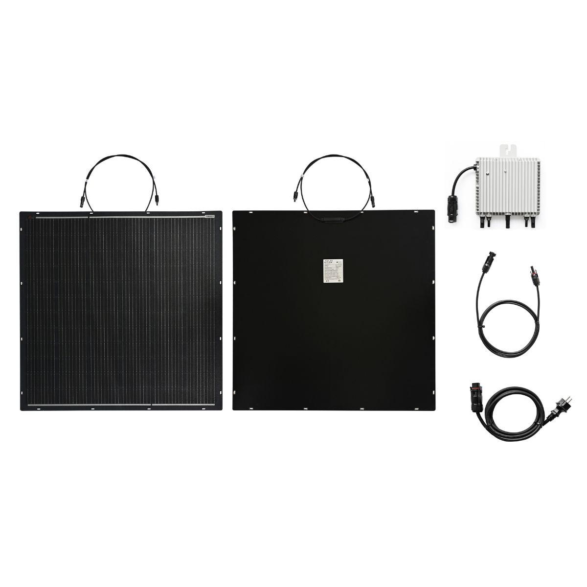 Kit solar autoinstalable: 2 paneles + microinversor 440W