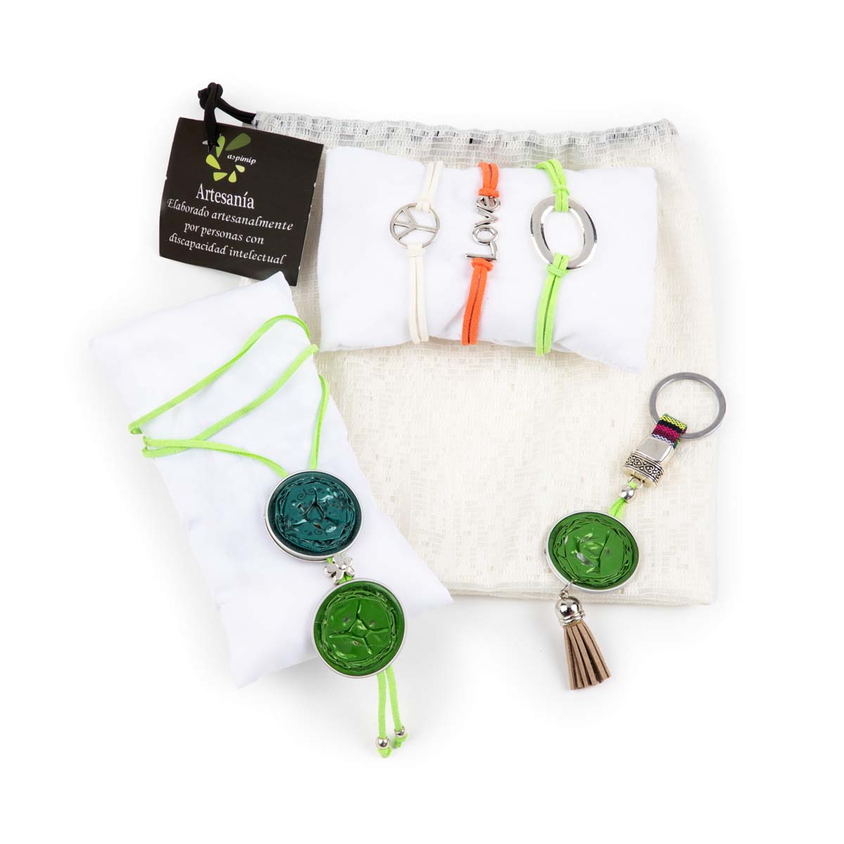 Pack de joyas solidarias Aspimip 2